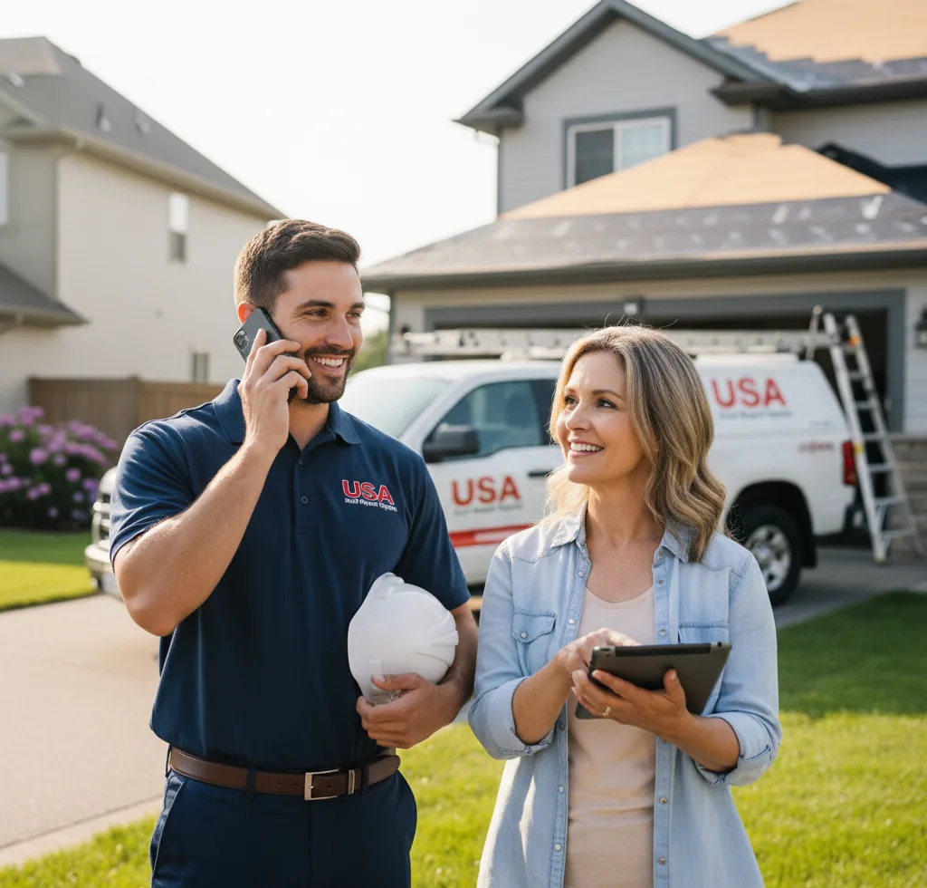 USA Roof Repair Experts customer support in Edmond